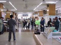 出発前に今日の作業の流れについて説明！